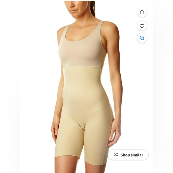 SPANX Other - SPANX Hide & Sleek Slip-Suit Shapewear Nude size L Sara Blakely Holiday